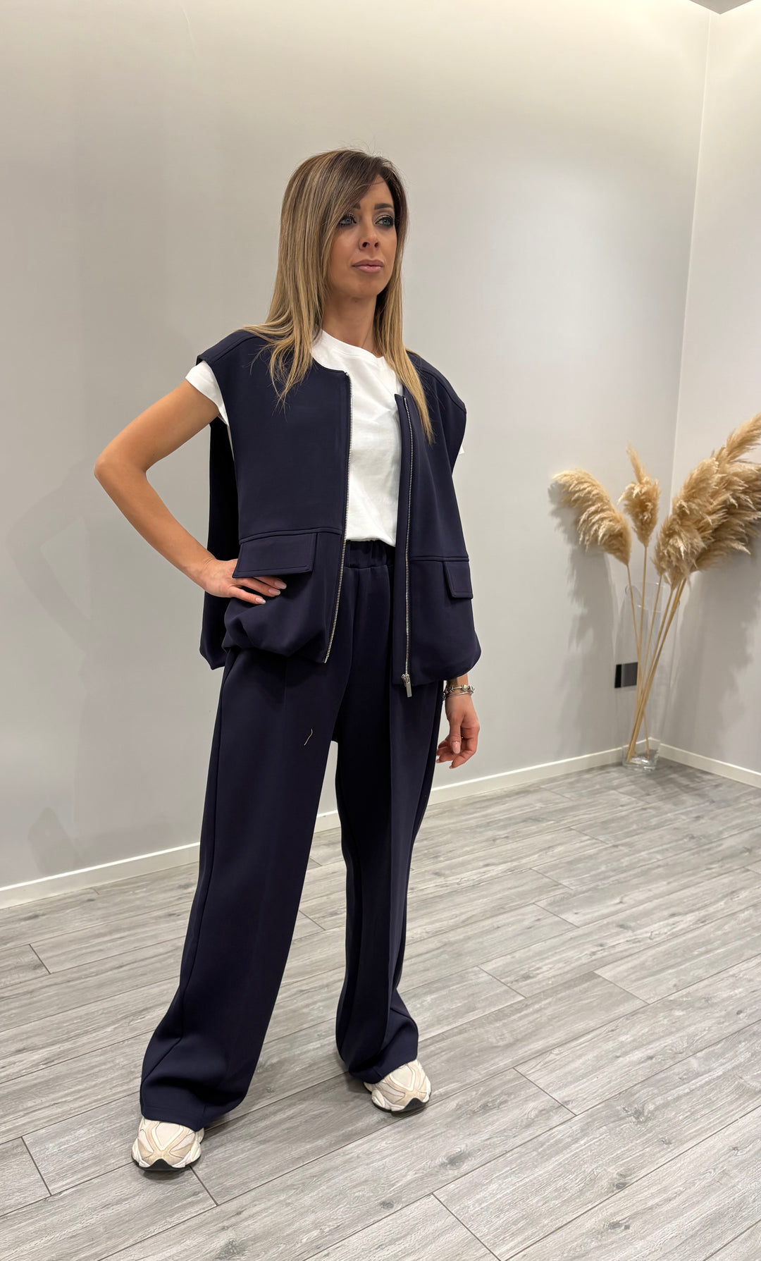 Tuta Jogger con Gilet Over