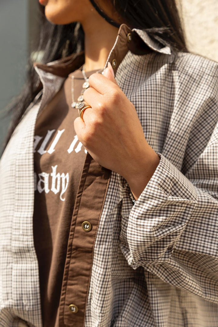 Camicia Over Soft Check