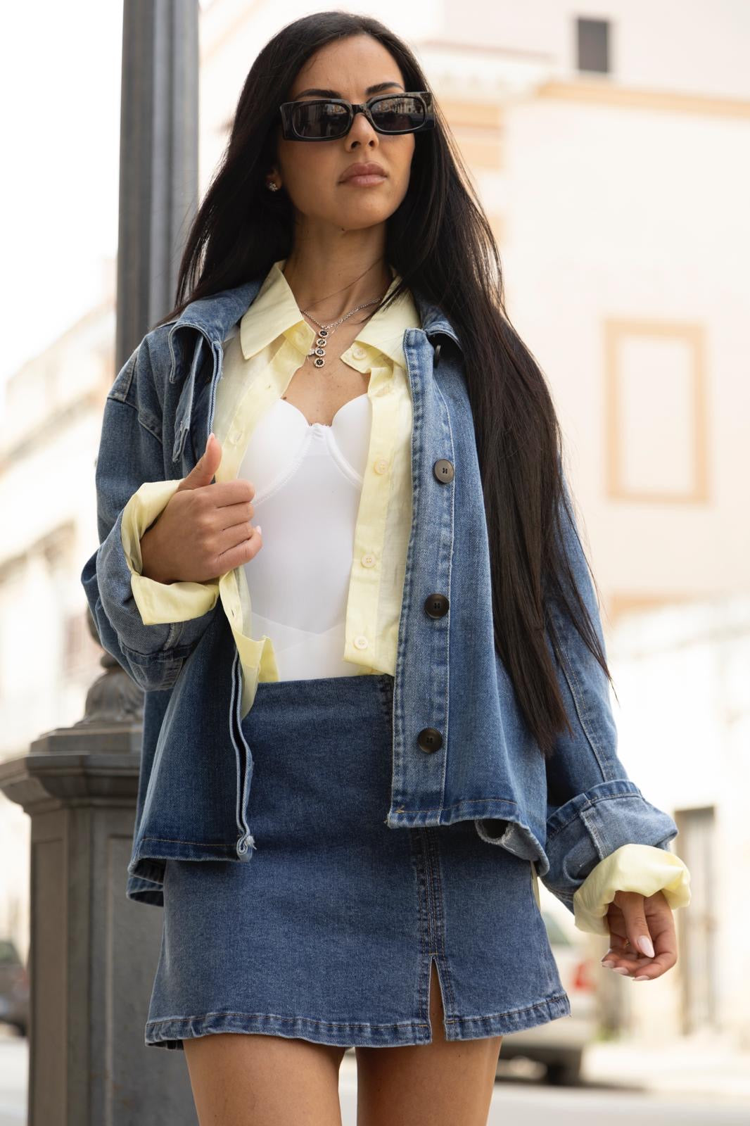 Giacca Denim Urban Structure