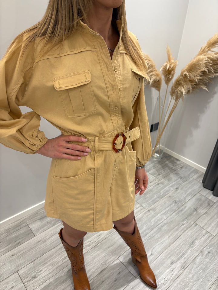 Tutina Chemisier con Cintura