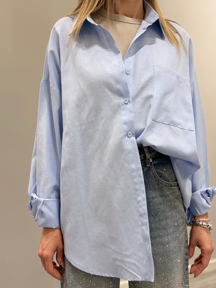 Camicia Over con Tasca