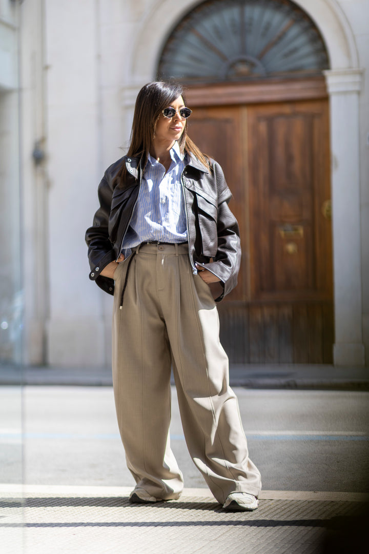 Pantalone Palazzo Beige