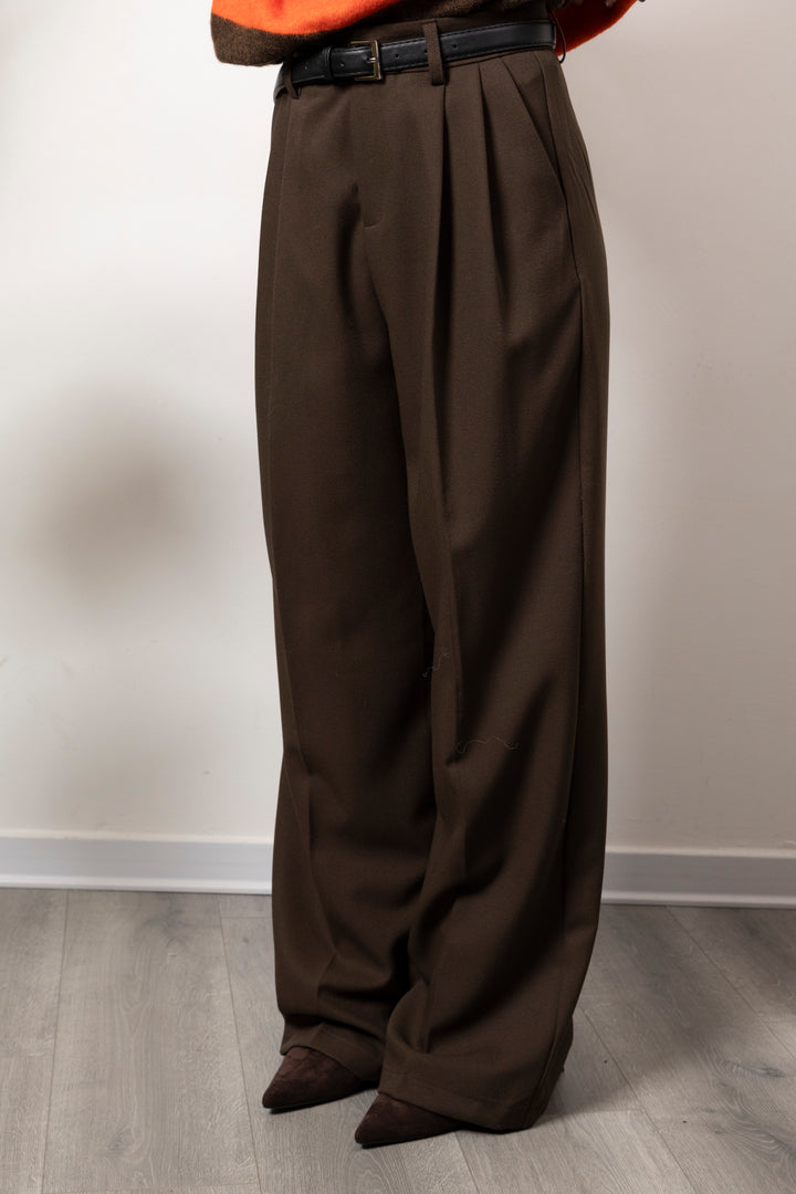 Pantalone Fit Brown