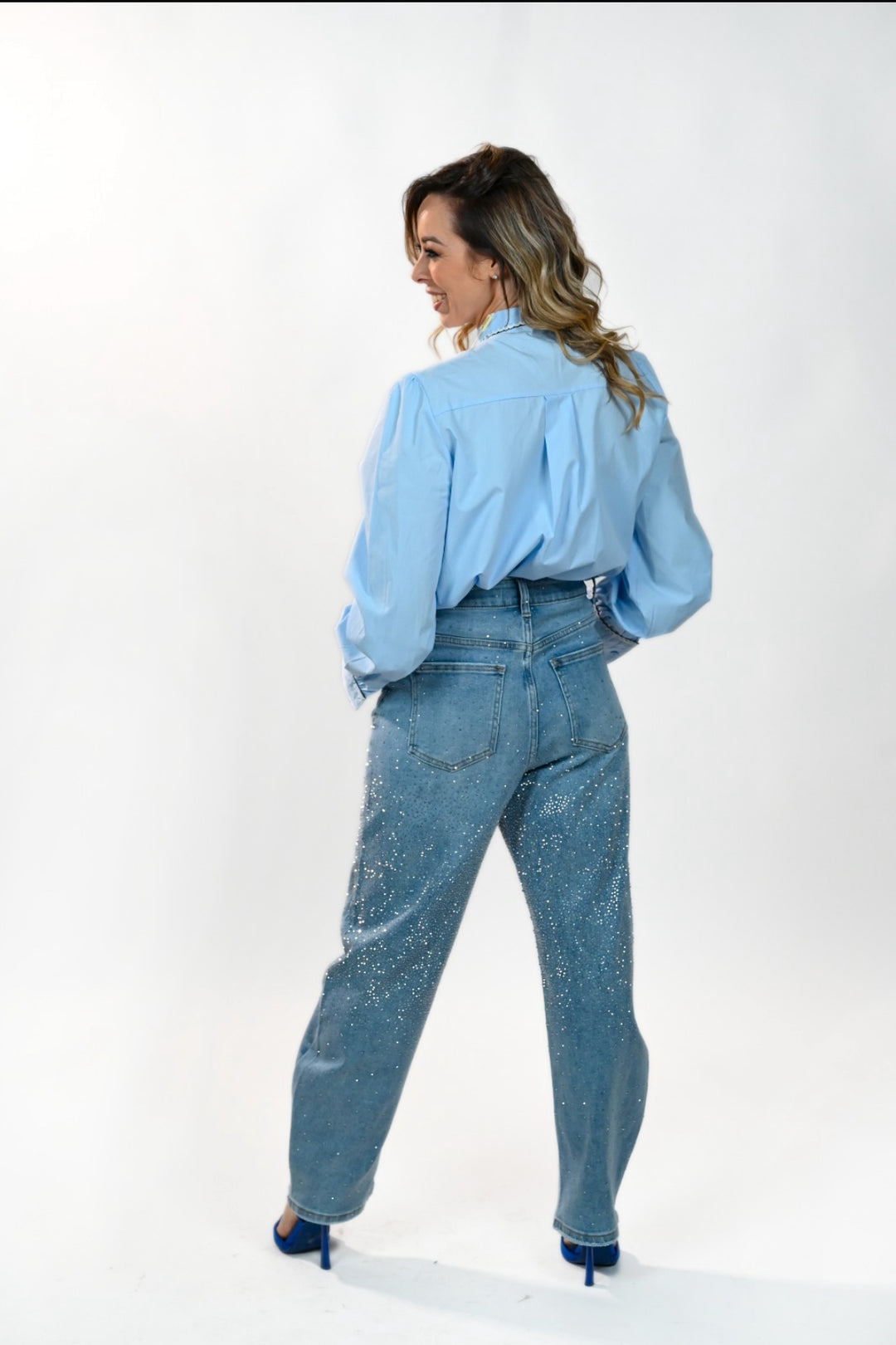 Jeans Balloon Strass