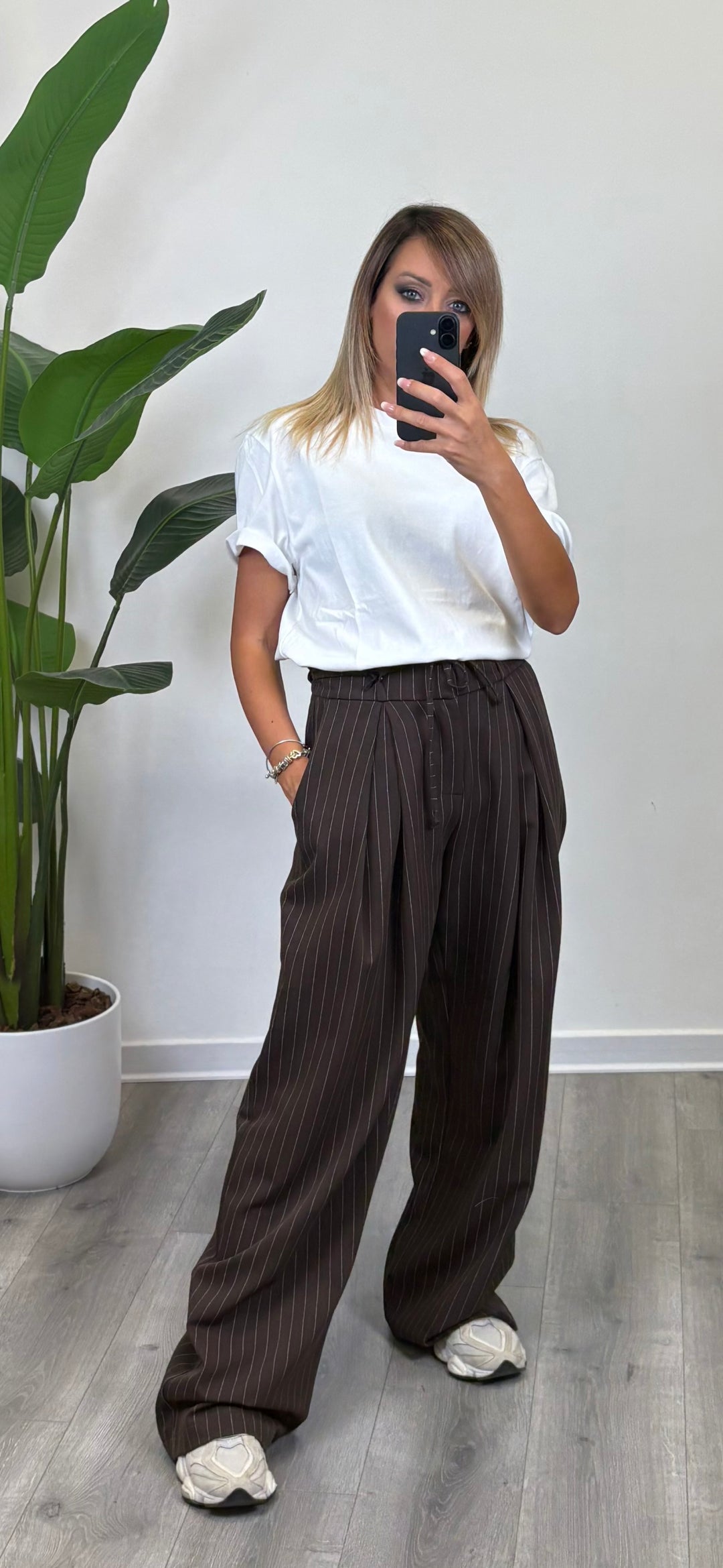 Tailleur Gessato Oversize